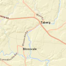 Taberg New York Street Map