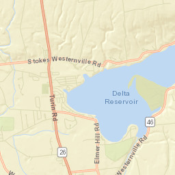 Stokes Corner New York Street Map