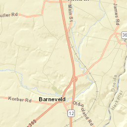 Trenton Falls New York Street Map