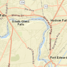 South Glens Falls New York Street Map