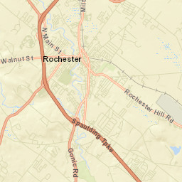 Rochester Street Map