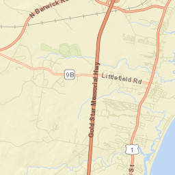Wells Beach Station Street Map