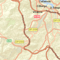Culleredo Street Map