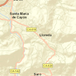 Santa María de Cayón Street Map