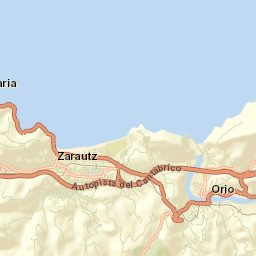 Zarautz Street Map