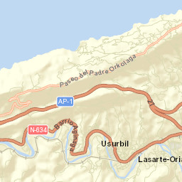 Usurbil Street Map