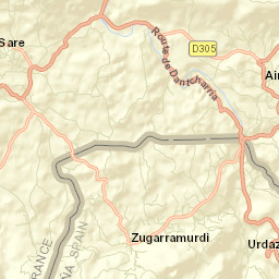 Zugarramurdi Street Map