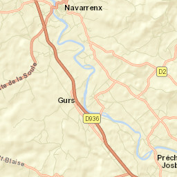 Navarrenx Street Map
