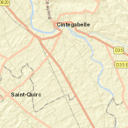Cintegabelle Street Map