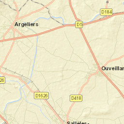 Ouveillan Street Map