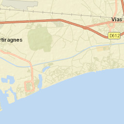 Vias Street Map