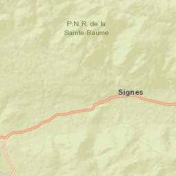 Signes Street Map