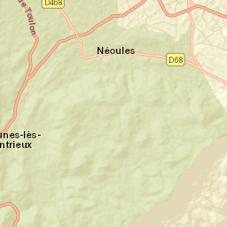 Néoules Street Map