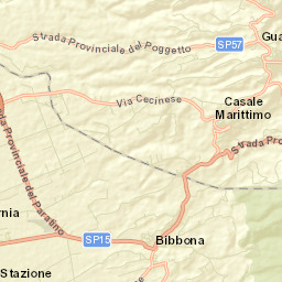 Casale Marittimo Street Map