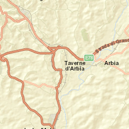 Arbia Street Map