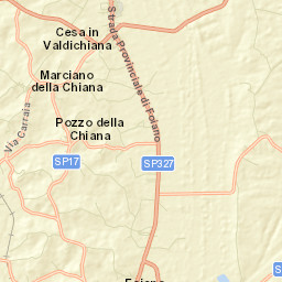 Marciano della Chiana Street Map