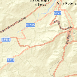 Villa Potenza Street Map