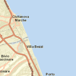 Civitanova Marche Street Map
