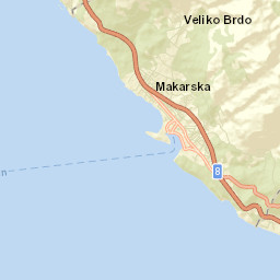 Grad Makarska Street Map