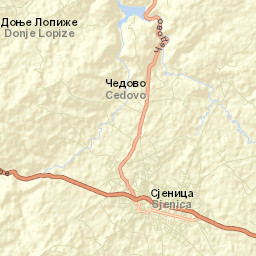 Sjenica Street Map