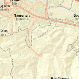 Nišava Street Map