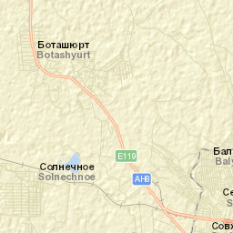 Solnechnoye Street Map