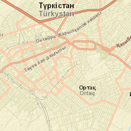 Turkestan Street Map