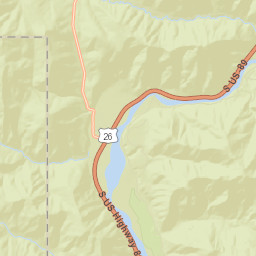 Hoback Street Map