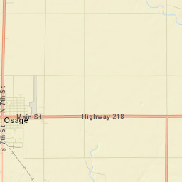 Osage Street Map