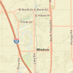 Windsor Street Map