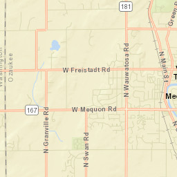 Mequon Street Map