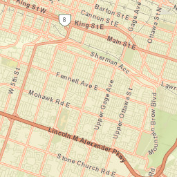 Hamilton Street Map
