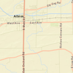 Richs Corners New York Street Map