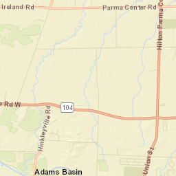 Parma Corners New York Street Map