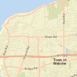 West Webster New York Street Map