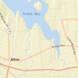 Sunset View New York Street Map