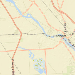 West Phoenix New York Street Map