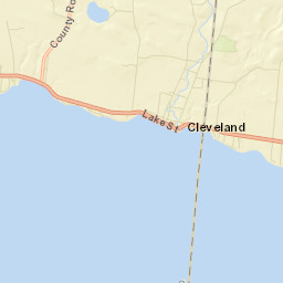 Cleveland New York Street Map