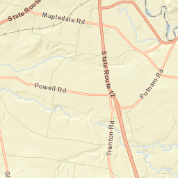 South Trenton New York Street Map