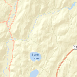 West Hebron New York Street Map