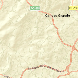 Coristanco Street Map