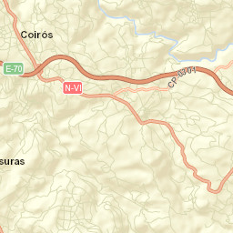 Coirós Street Map