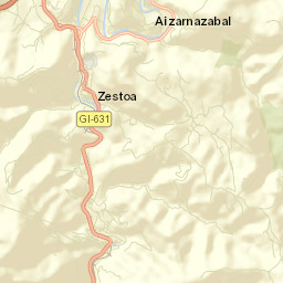 Zestoa Street Map