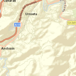 Urnieta Street Map