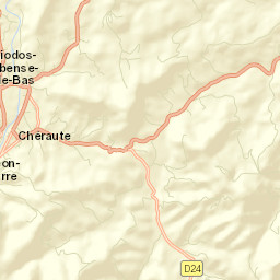 Chéraute Street Map