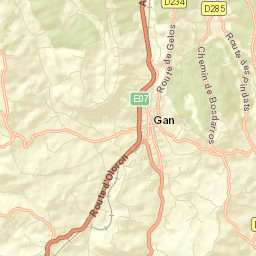 Gan Street Map
