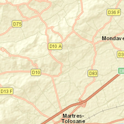 Martres-Tolosane Street Map