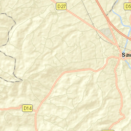 Saverdun Street Map