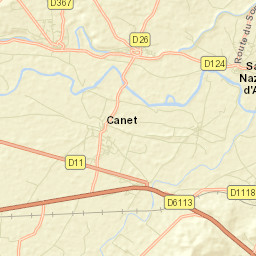 Saint-Nazaire-d’Aude Street Map