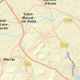 Saint-Marcel-sur-Aude Street Map